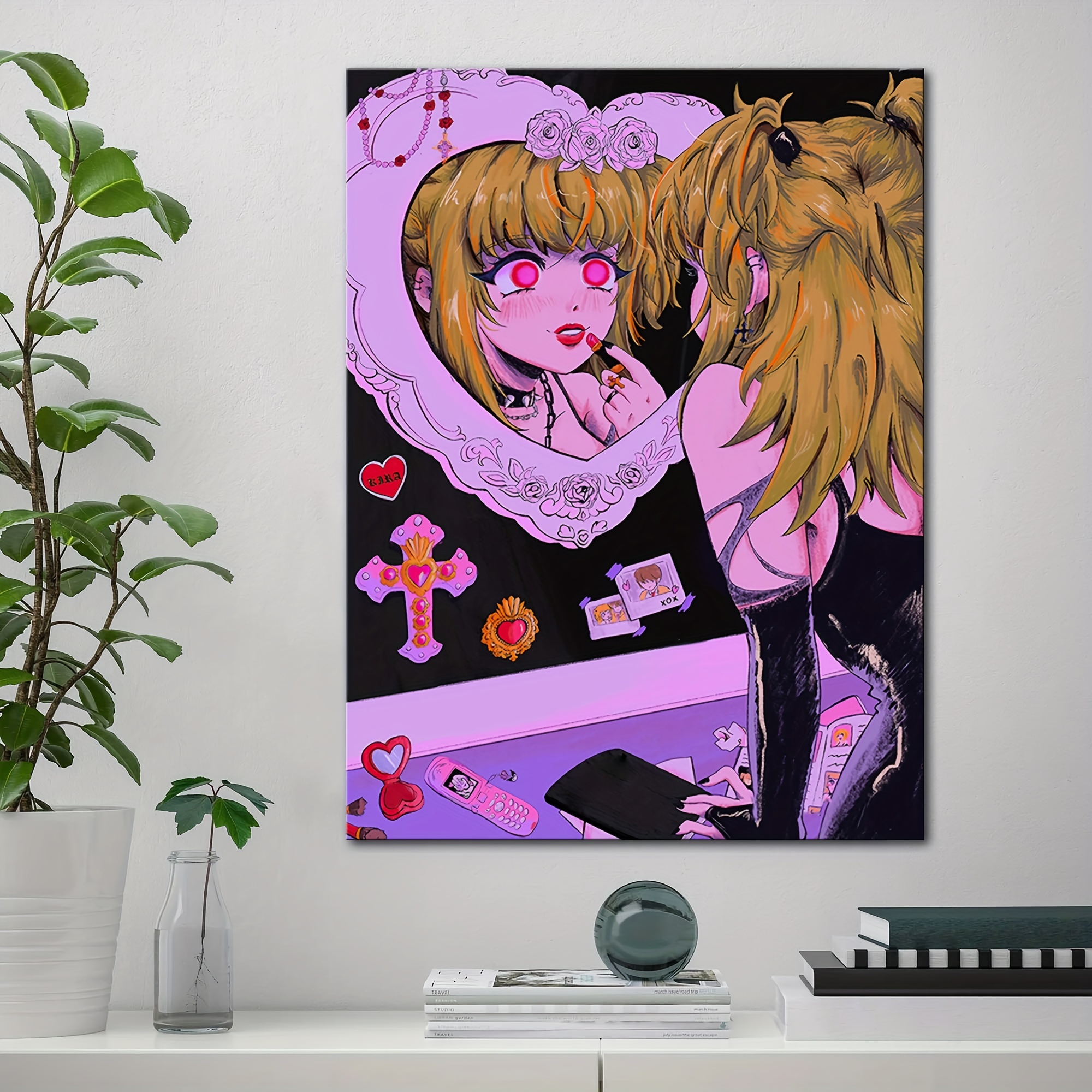 Anime Fotos De Perfil Kawaii Canvas Art Poster and Wall Art