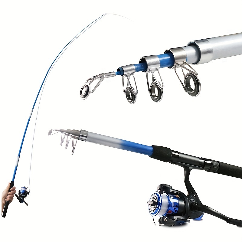 Travel ready Telescopic Sea Fishing Rod Combo Set With Reel - Temu