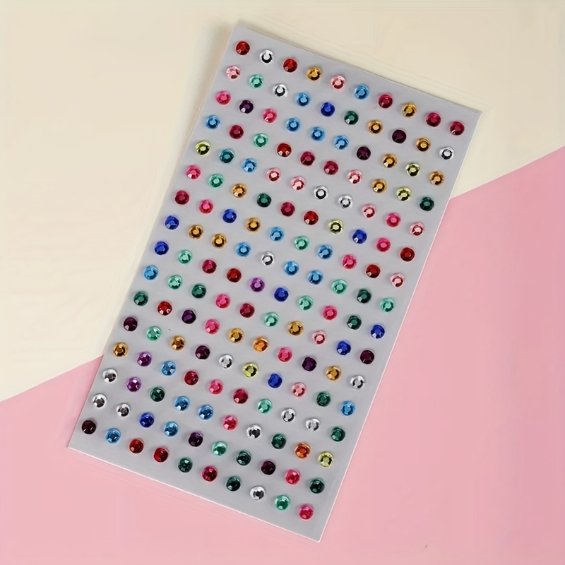 Acrylic Crystal Stickers Glam Up Your Look Instantly - Temu