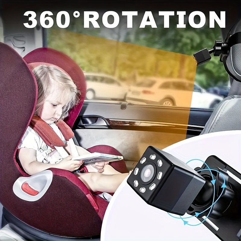 Car Baby Monitor In car Children Safety Monitoring Rear - Temu