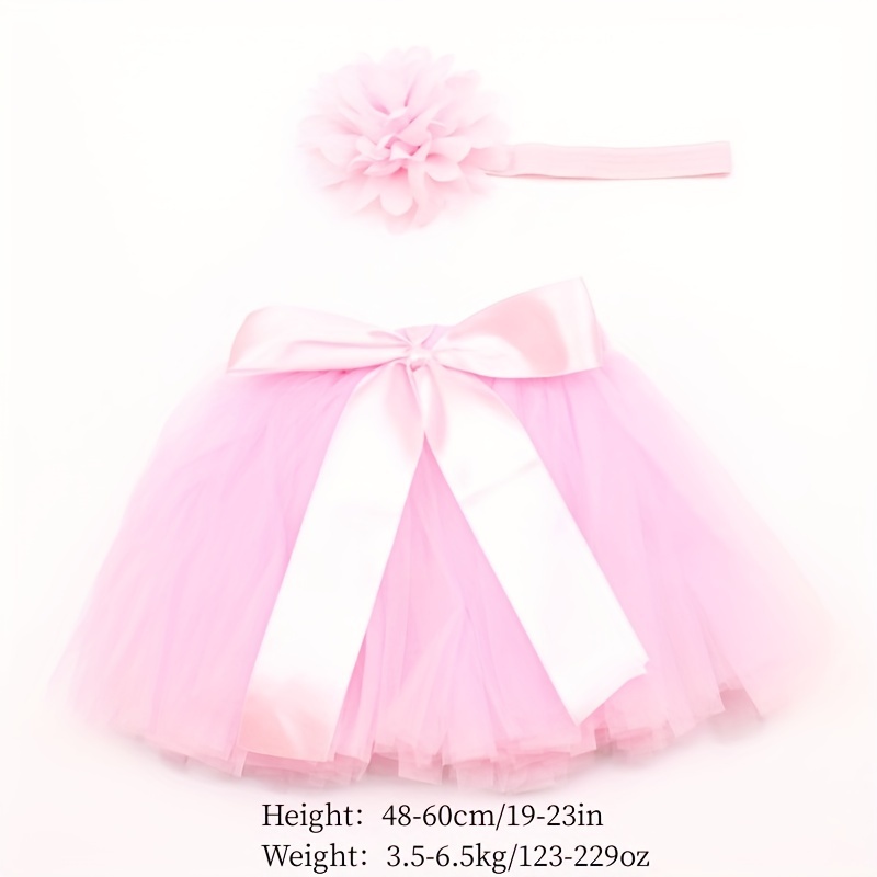 2pcs / set bébé fille jupe jupe tutu accessoires photo - Temu Canada