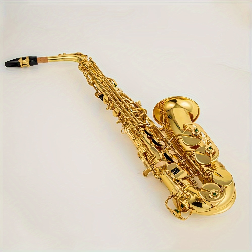 Eb Alto Saxophone Brass Lacquered Gold E Flat Alto Sax Woodwind