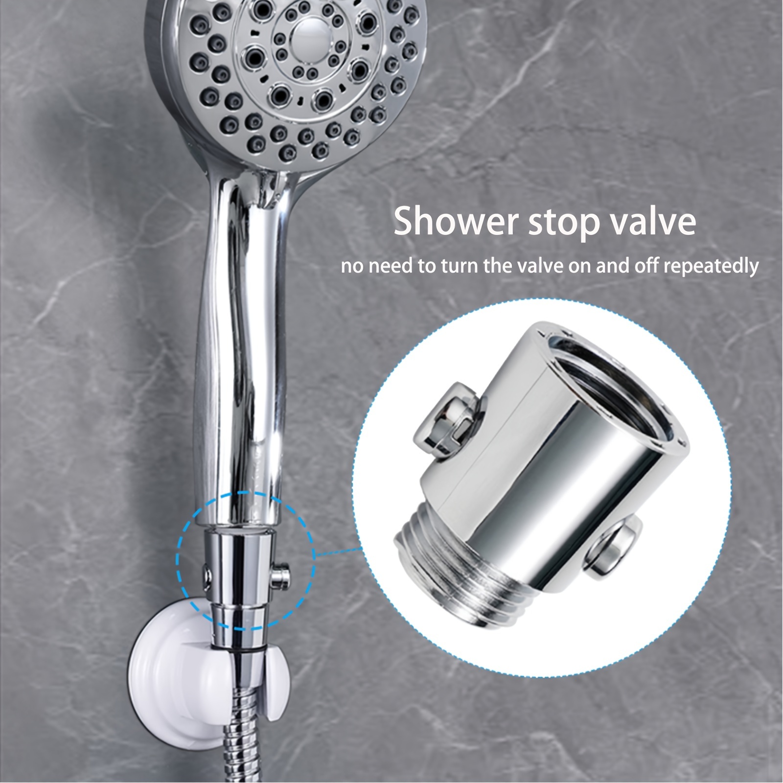 Comprar Mini ducha de lluvia de alta presión, cabezal de ducha de lluvia  con flujo de agua mágico, accesorios de baño de ducha ahorradores de agua