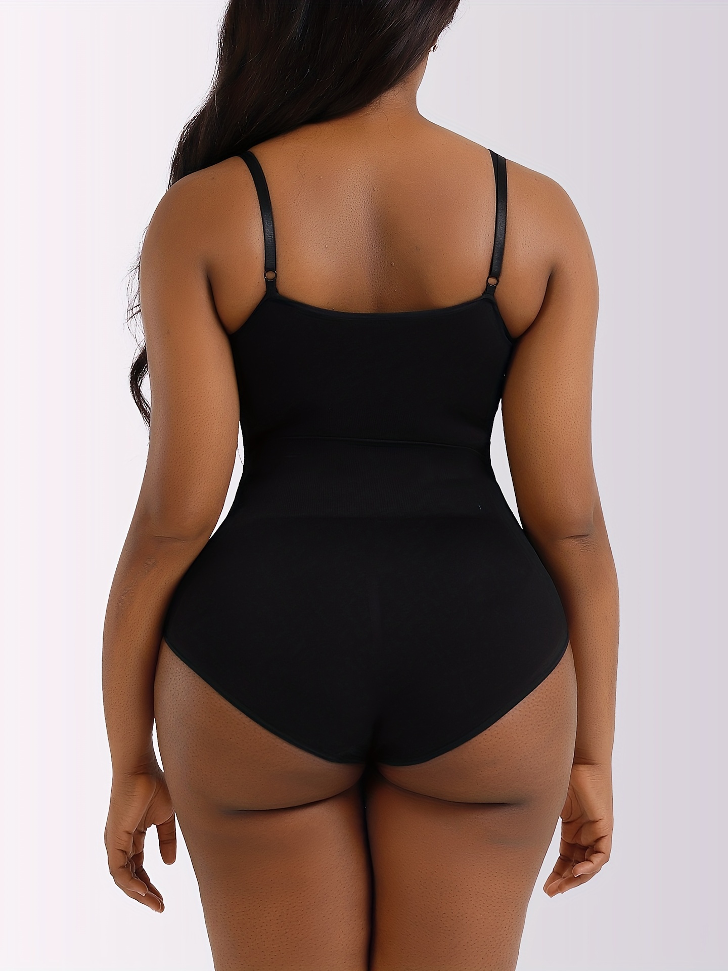 Swenson- Womens Stretch Nylon Seamlessss Tummys Control Blended High Waist  Tummy Thighs Shapewear Bodys Shaper High Waist (Black) (XL, Black) (XXL