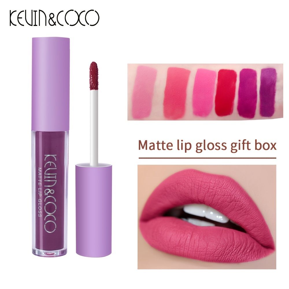 6 Pcs Lip Gloss Set, Waterproof Long Lasting Matte Velvet Liquid Lipstick Set, Moisturizing Lip Gloss Gift For Girls | Today's Best Daily Deals | Temu 6 Pcs Lip Gloss Set, Waterproof Long Lasting Matte Velvet Liquid Lipstick Set, Moisturizing Lip Gloss Gift For Girls | Today's Best Daily Deals | Temu