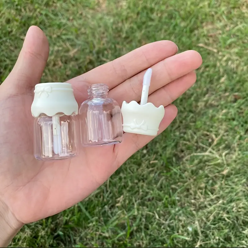 Cute Milk Bottle Shape Lip Glaze Tube Plastic Reusable - Temu
