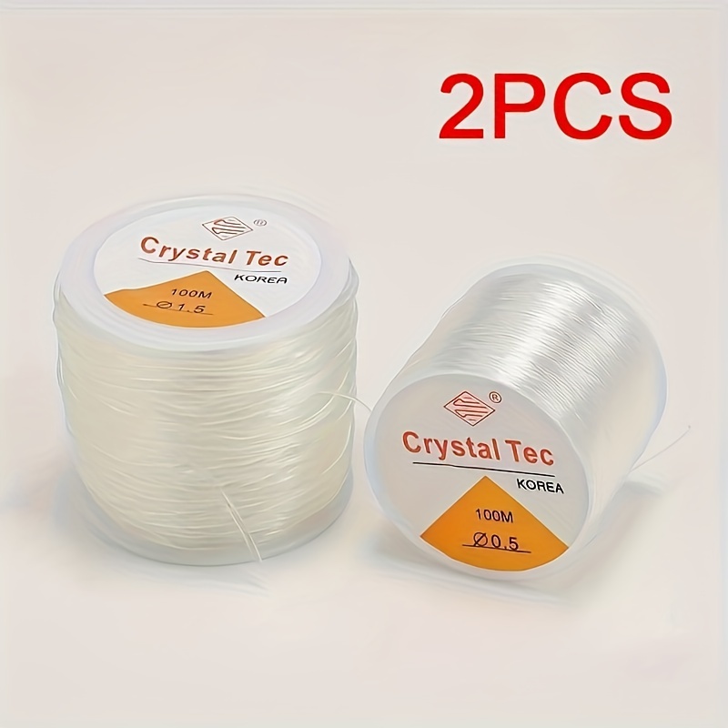 Crystal Non stretch Fishing Line Threading Bead Rope Plastic - Temu