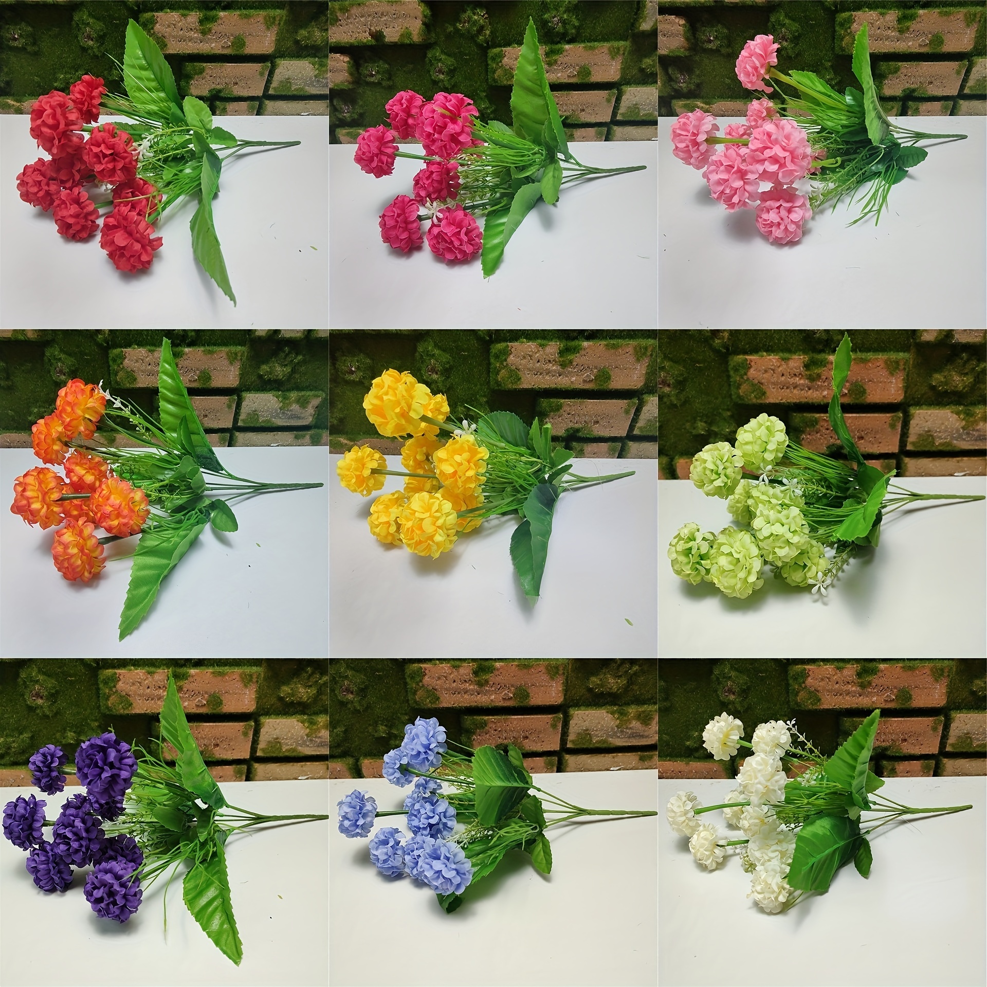 10pcs Artificial Silk Rose, Fake Flower With Long Stems Fake Rose For Home  Wedding Party Decoration Home Kitchen Decor