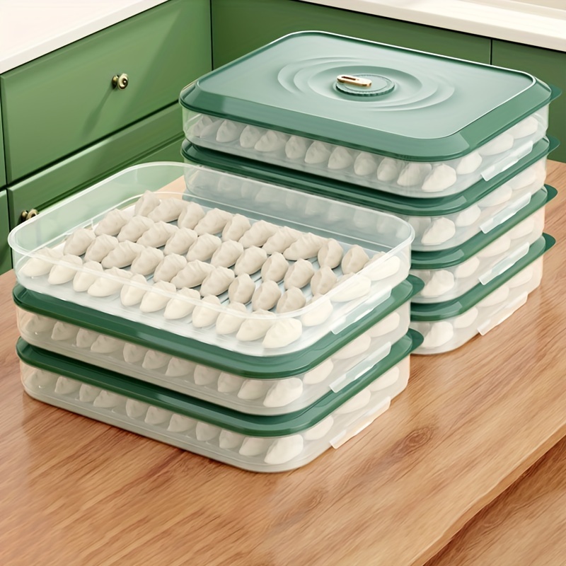 5 Pzas Cajas Almacenamiento Plástico Refrigerador Tapas Caja - Temu