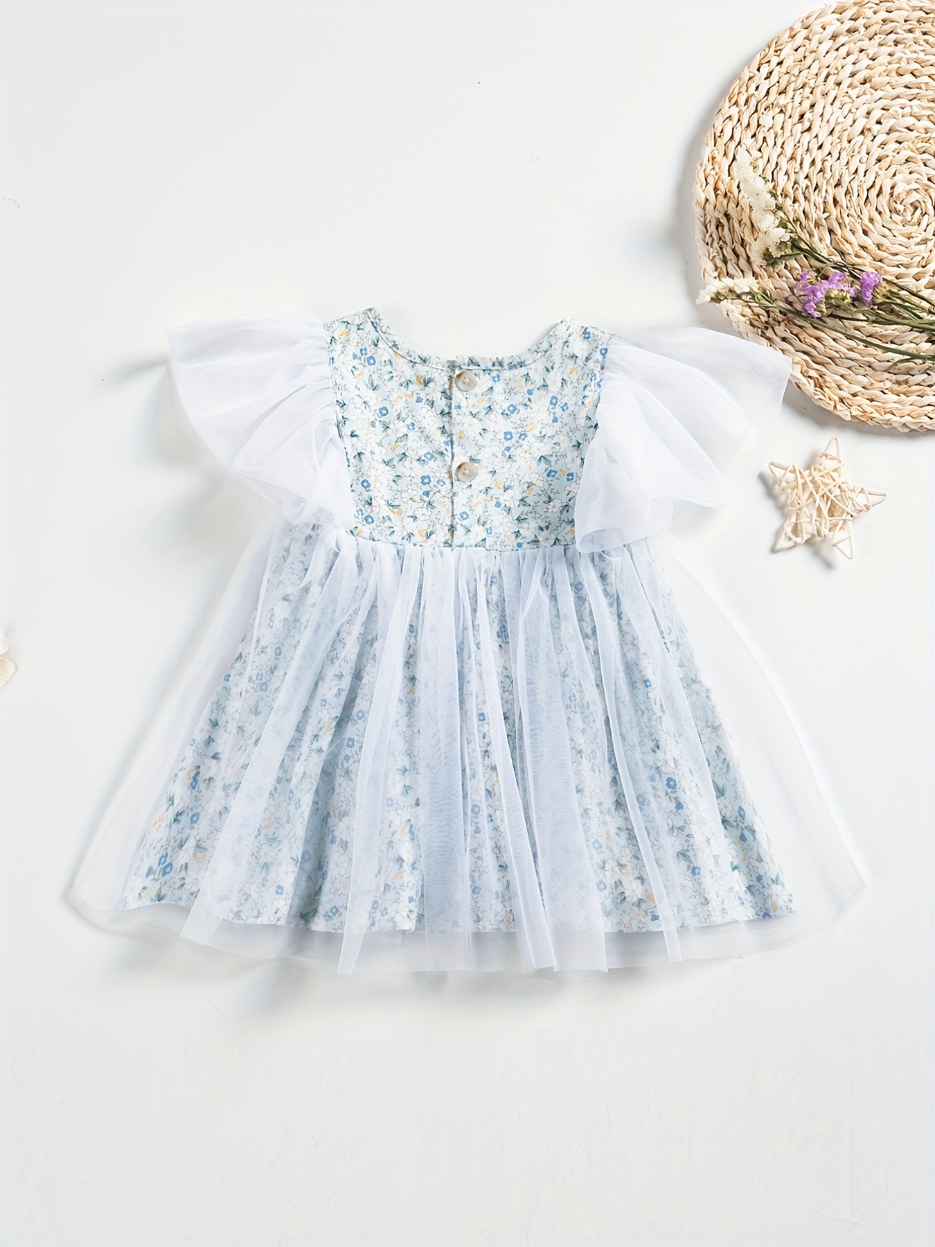 Bluey Vestido De Verano Para Bebés Y Niñas , Vestidos De Manga
