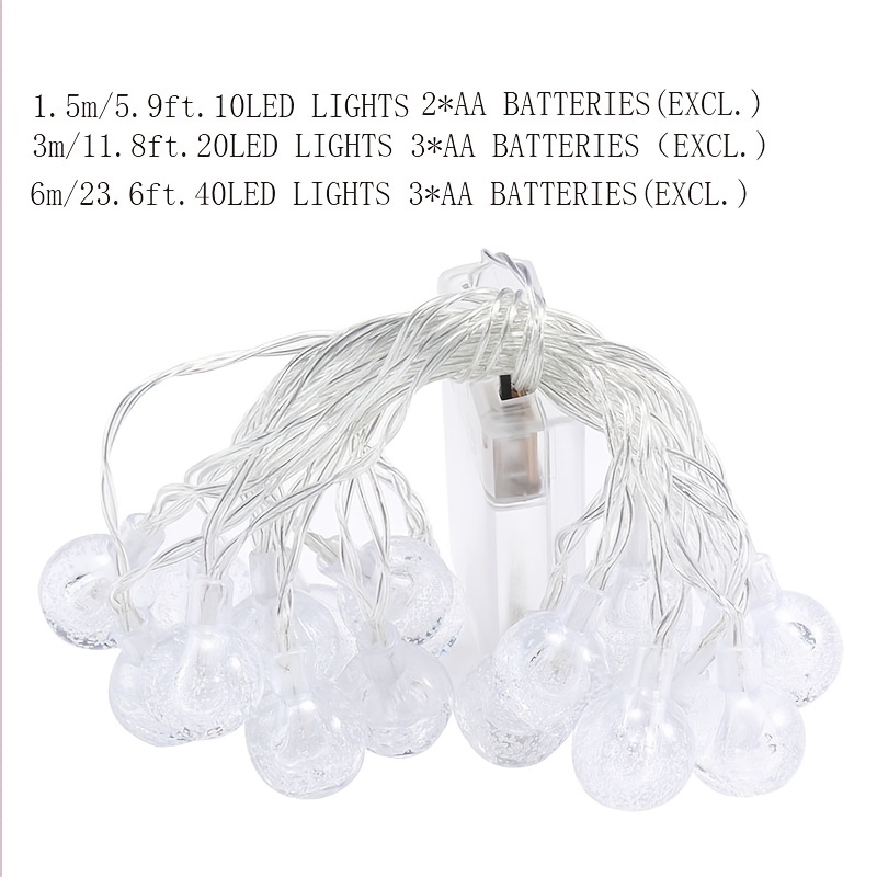 Waterproof Battery Operated String Lights, Christmas Decorations For  Outdoor Camping,tent Decoration, Warm White, Super Foot Bowl Sunday Party  Goods, Christmas & Halloween Decorations - Temu