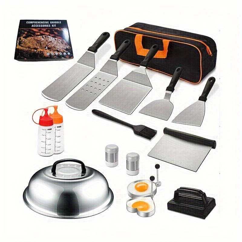 Outdoor Cooking BBQ Griddle Tool Kit Accessories Kit BBQ Griddle Tool -  China BBQ Tools and BBQ Griddle Tools price