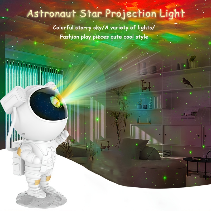 1 Proyector Estrella Astronauta Luz Nocturna Galaxia Lámpara - Temu Chile