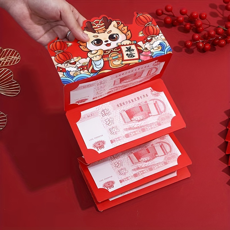 Enveloppe Rouge En Fête Nouvel An Chinois Banque D'Images et