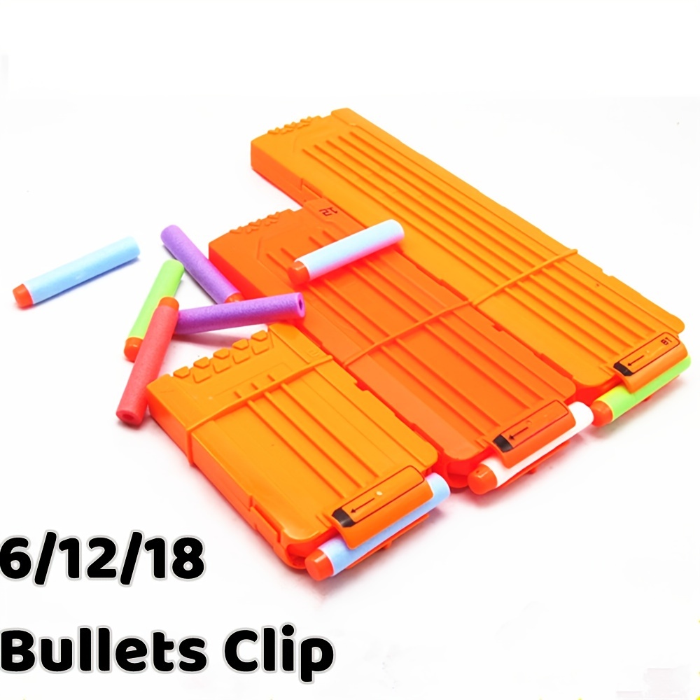 2 Pack 18-dart Quick Reload Clip, Bullets Nerf Soft