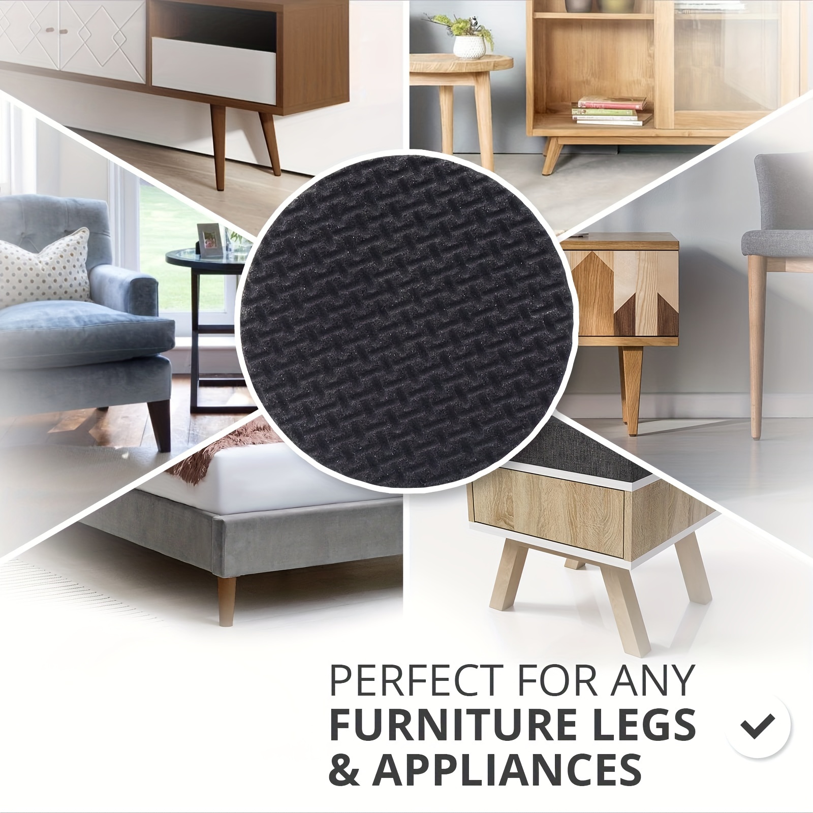 Non Slip Furniture Pads Premium Furniture Grippers Self - Temu