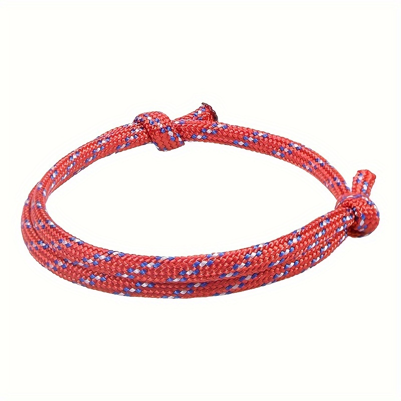 Colorful Nylon Adjustable Braided Rope Bracelet Simple - Temu Canada