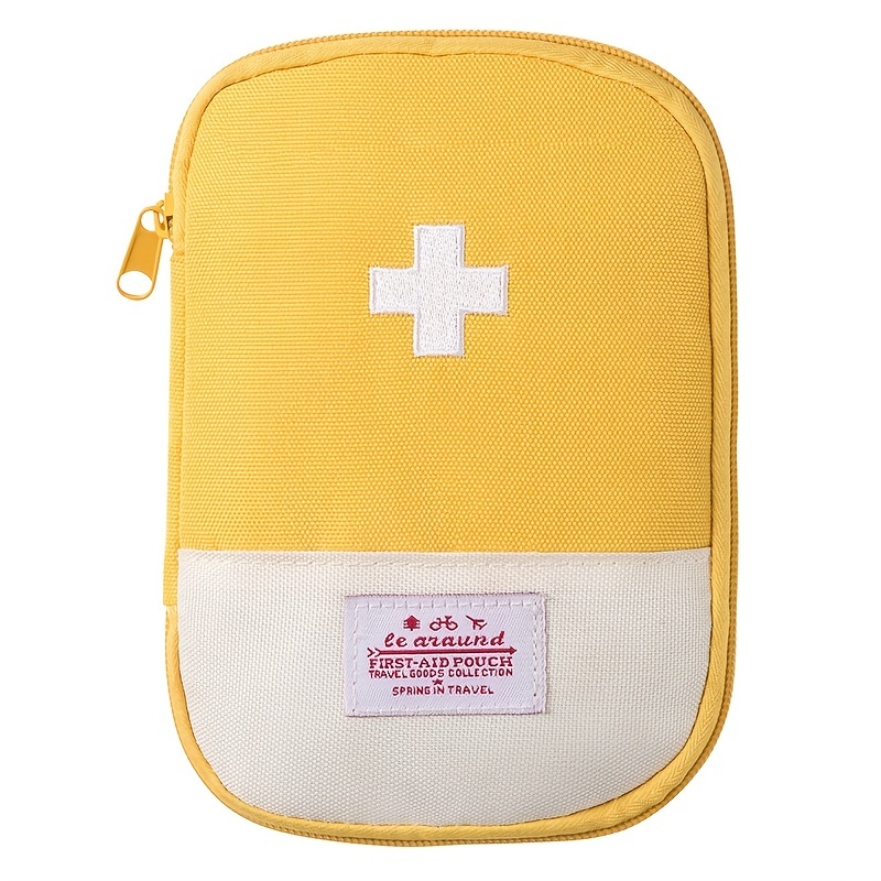 aikidio Aufbewahrungstasche Tragbares Erste-Hilfe-Set für Haushalt  Medizintasche für Reisen Freien (2-tlg)