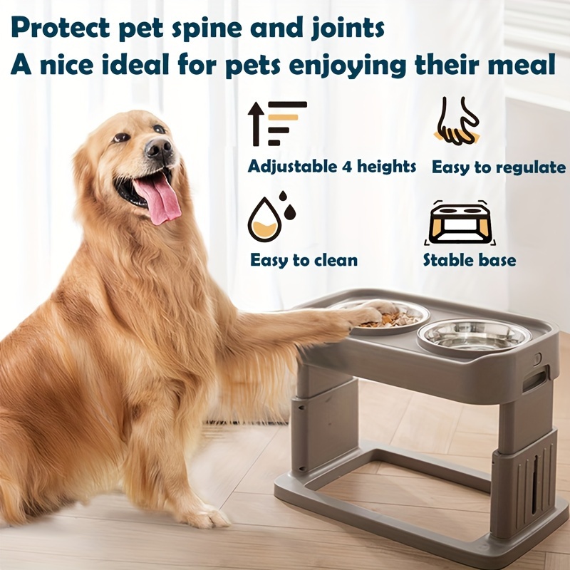 Pet Standing Water Dispenser Height Adjustable Vertical Dog - Temu