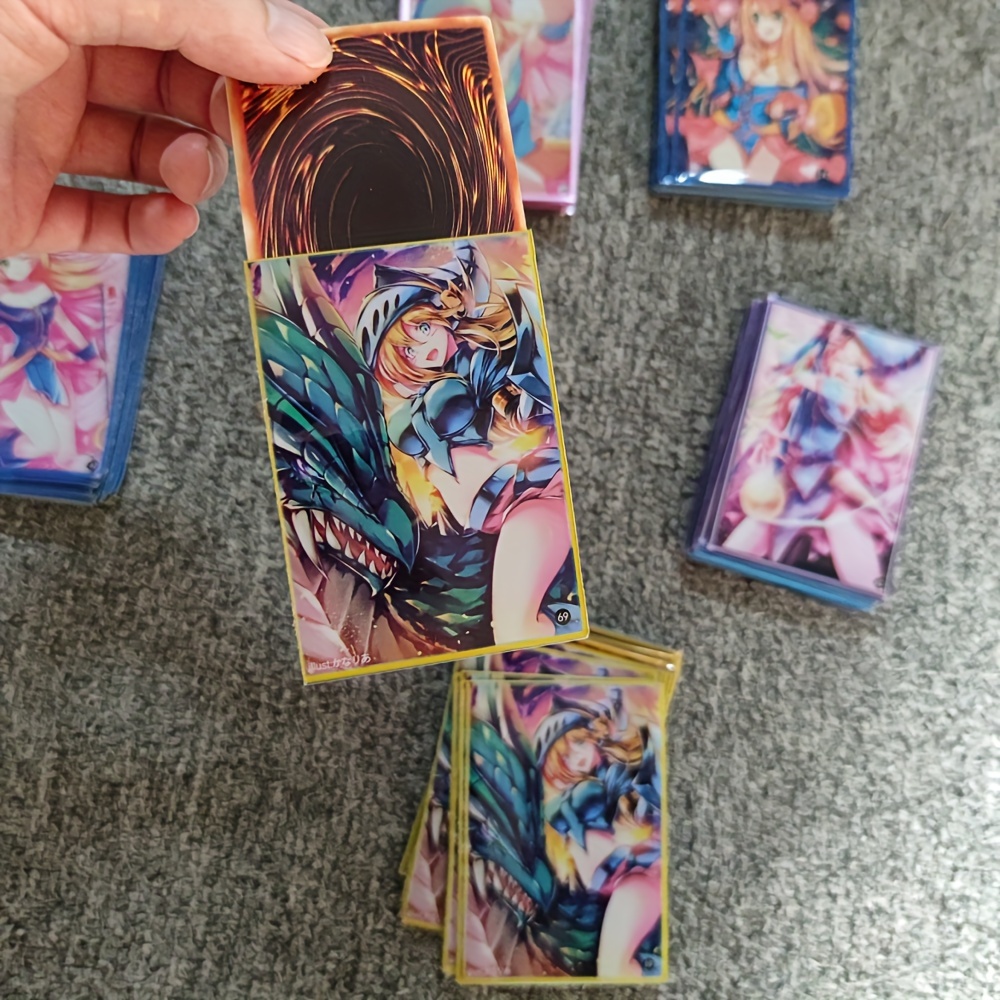 Magic Board Game Cards Sleeves Card Barrier Anime Dragon - Temu