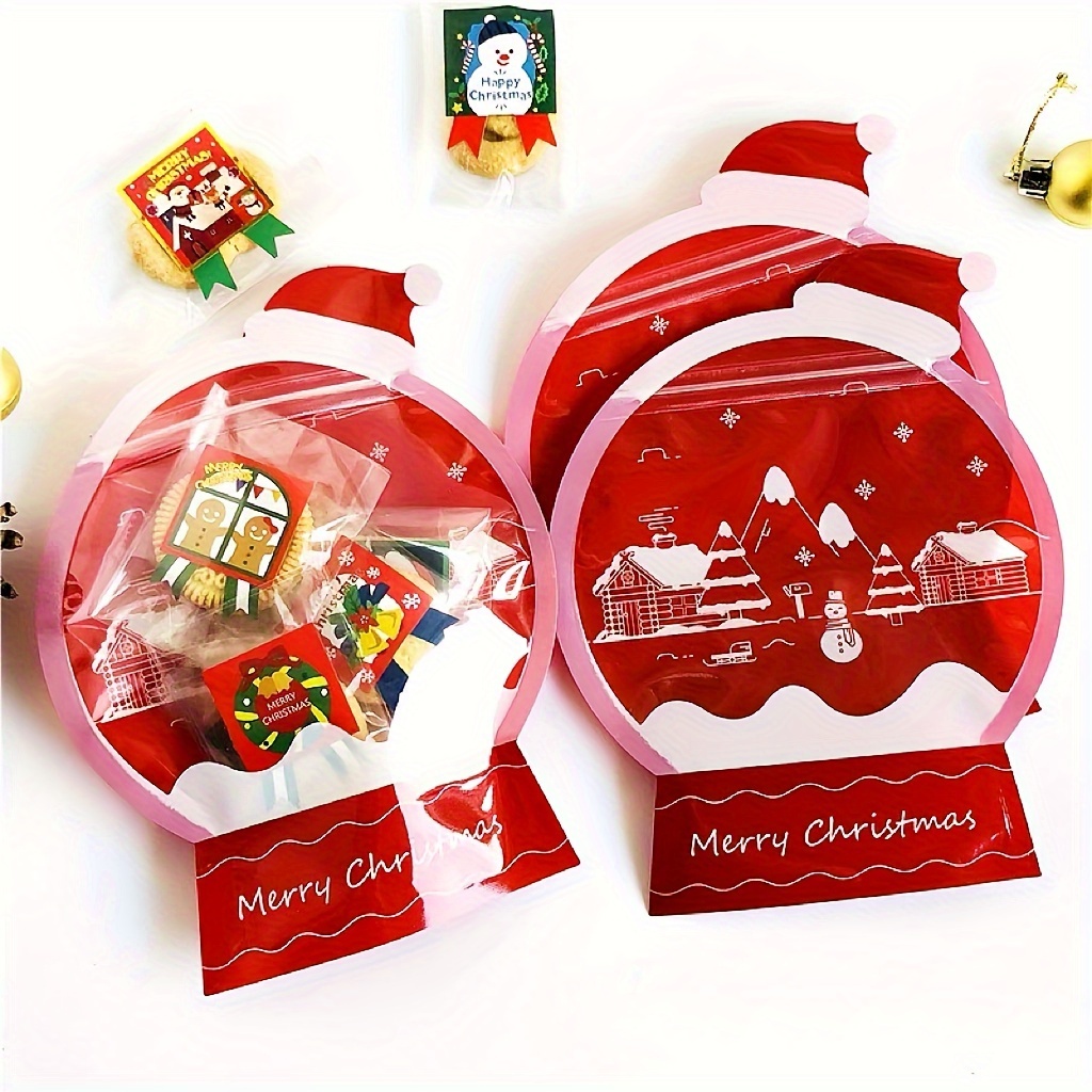 Christmas Square Self sealing Ziplock Bag Candy Handmade - Temu