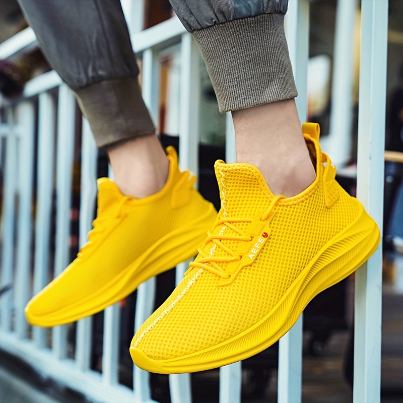 Mens Yellow Shoes.