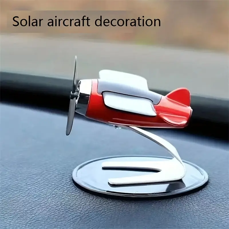 Solar Airplane Creative Men's Car Decoration Car Interior - Temu
