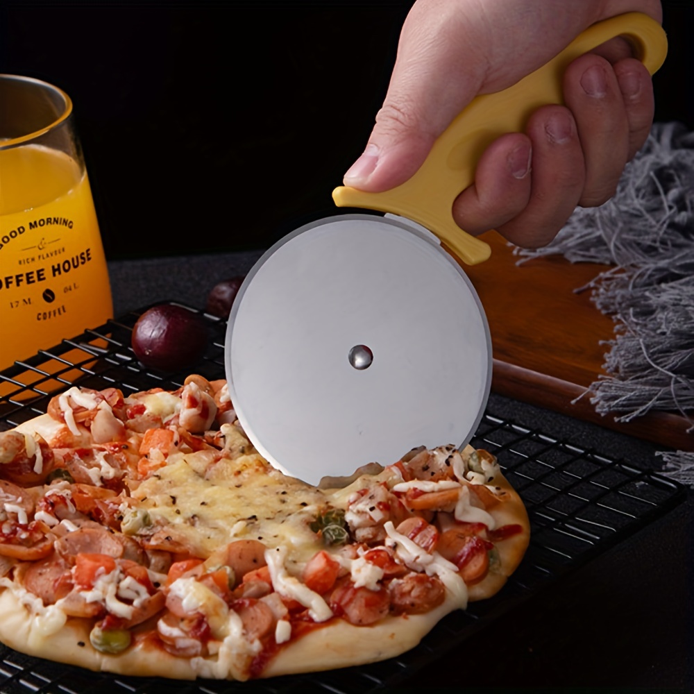 Premium Pizza Cutter Pizza Wheel Metal Pizza Knife - Temu