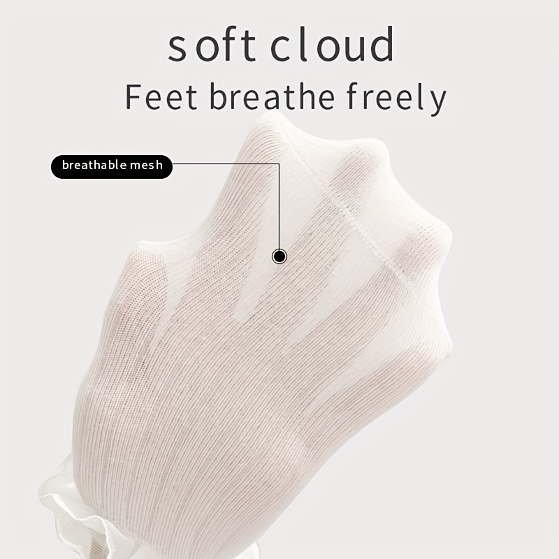 Baby Girls Mesh Trim Ankle Socks Breathable Comfortable Princess Socks