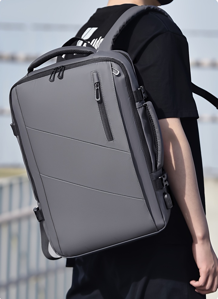 Mochila de viaje multifuncional para aventuras al aire libre, bolso de mano, mochila de senderismo, equipaje con múltiples bolsillos, gran capacidad, diseño simple y elegante, ideal para viajes de negocios o transporte diario