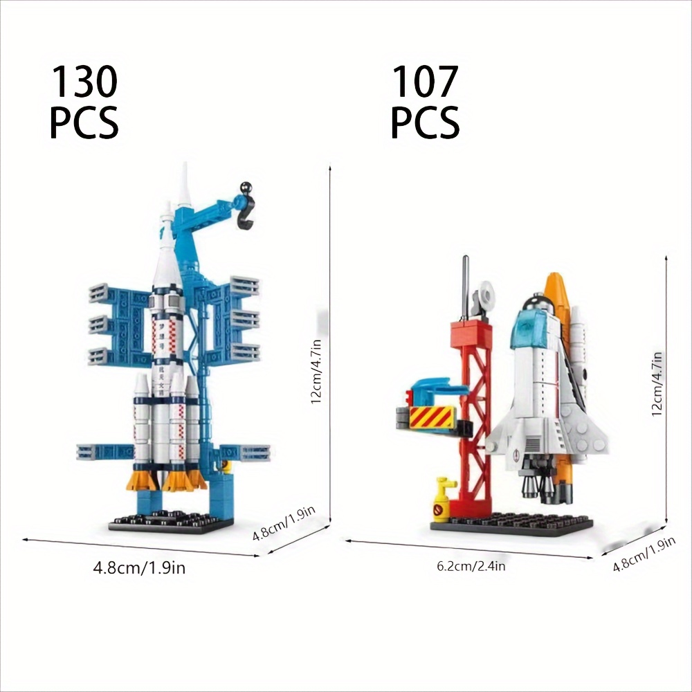 Navette d'exploration spatiale Jouets Stem Aerospace DIY Assembler Kit de  construction Lego Toys Cadeaux pour 6-12 ans Enfants