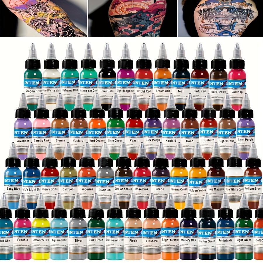 Black Tattoo Ink, 1oz(30ml) Professional Tattoo Ink for Bold and Vibrant -  Tattoo Ink Set Long-Lasting Results and Smooth Application - Create  Stunning Designs with SNDE Tattoo Ink - Dark Blac 
