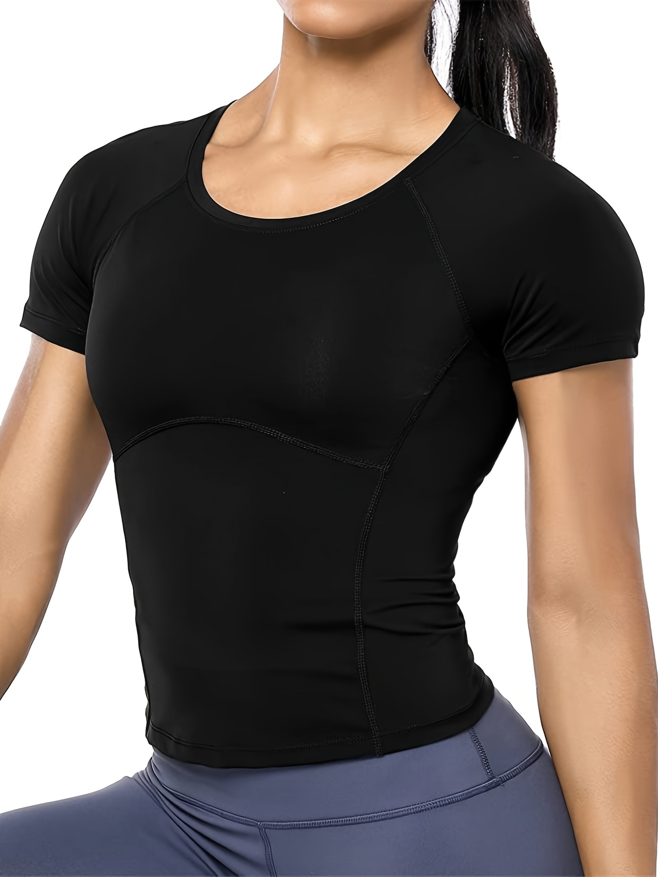 Women Zipper Sports T-Shirts Autumn Long Sleeve Yoga Training Gym Quick Dry  Sportswear Fitness Top Women Running Clothes 