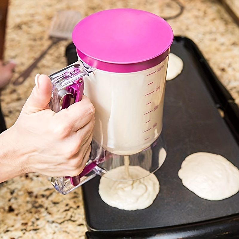 Batter Separator Silicone Muffin Cups, Pancake Batter Dispenser