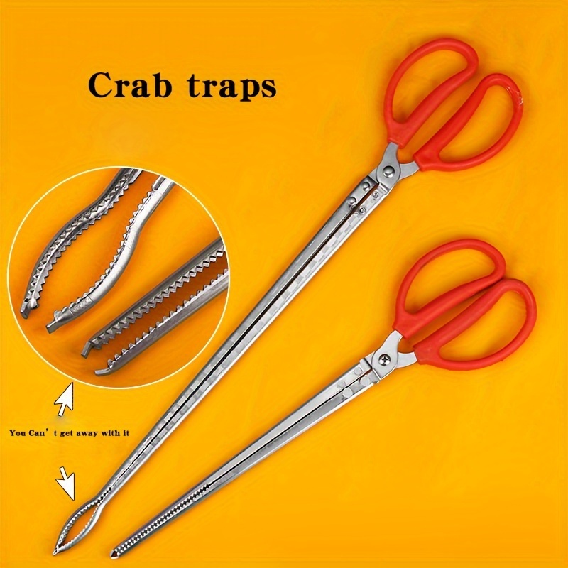 Stainless Steel Crab Plier Multifunctional Long Fishing Clip - Temu