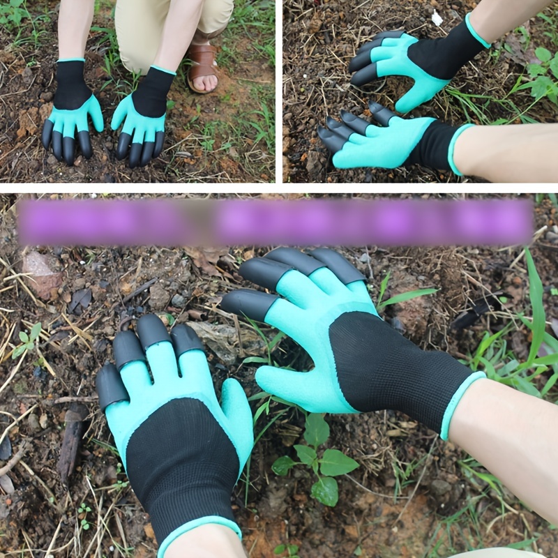 Par de guantes de jardinería para mujer, guantes de trabajo en el jardín  para desmalezar, plantar y excavar Ormromra CPB-US-DYP728-2