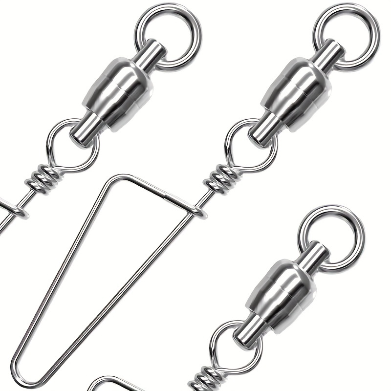 Stainless Steel Corrosion Resistance Fishing Swivels Snap - Temu