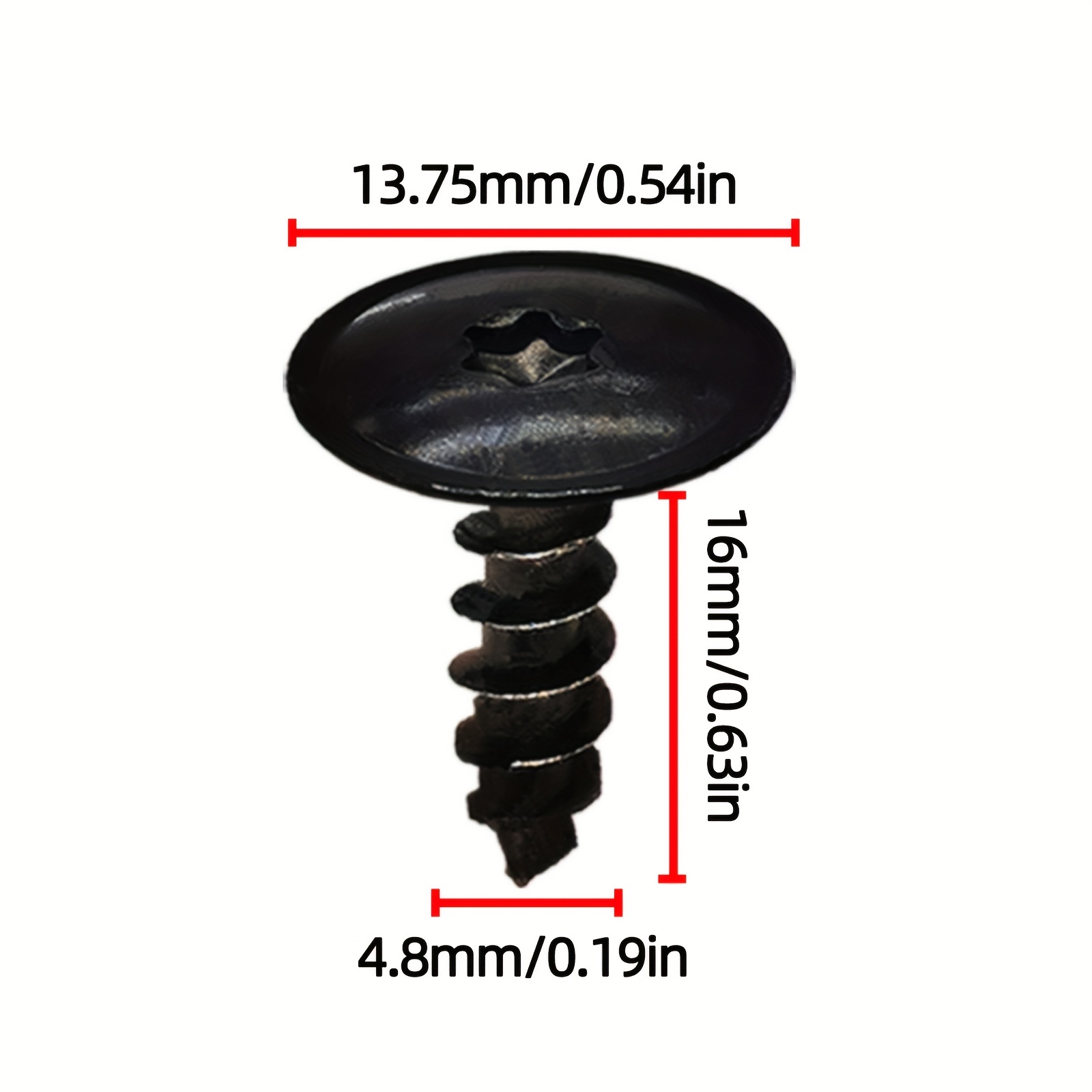 Motorabdeckung Unterboden Spritzschutz Radkasten Torx Schraube 10x