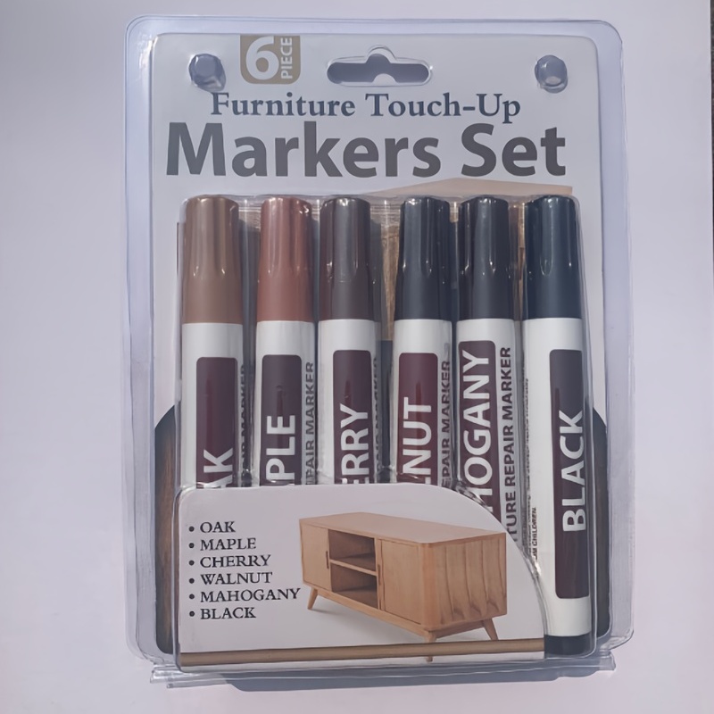 Furniture Touch-Up Markers Pack of 9