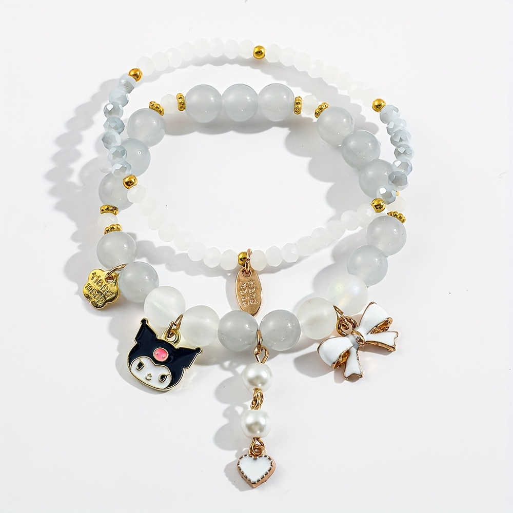 Glass beads Sanrio Bracelets- Cinnamonroll – craftmommy