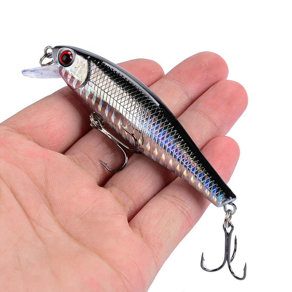 10pcs Premium Sinking Minnow Fishing Lures - 8.5cm/3.35inch, 9.2g - Ideal  for Catching Bass, Pike, and Other Game Fish - Crankbait Wobblers and Swimba