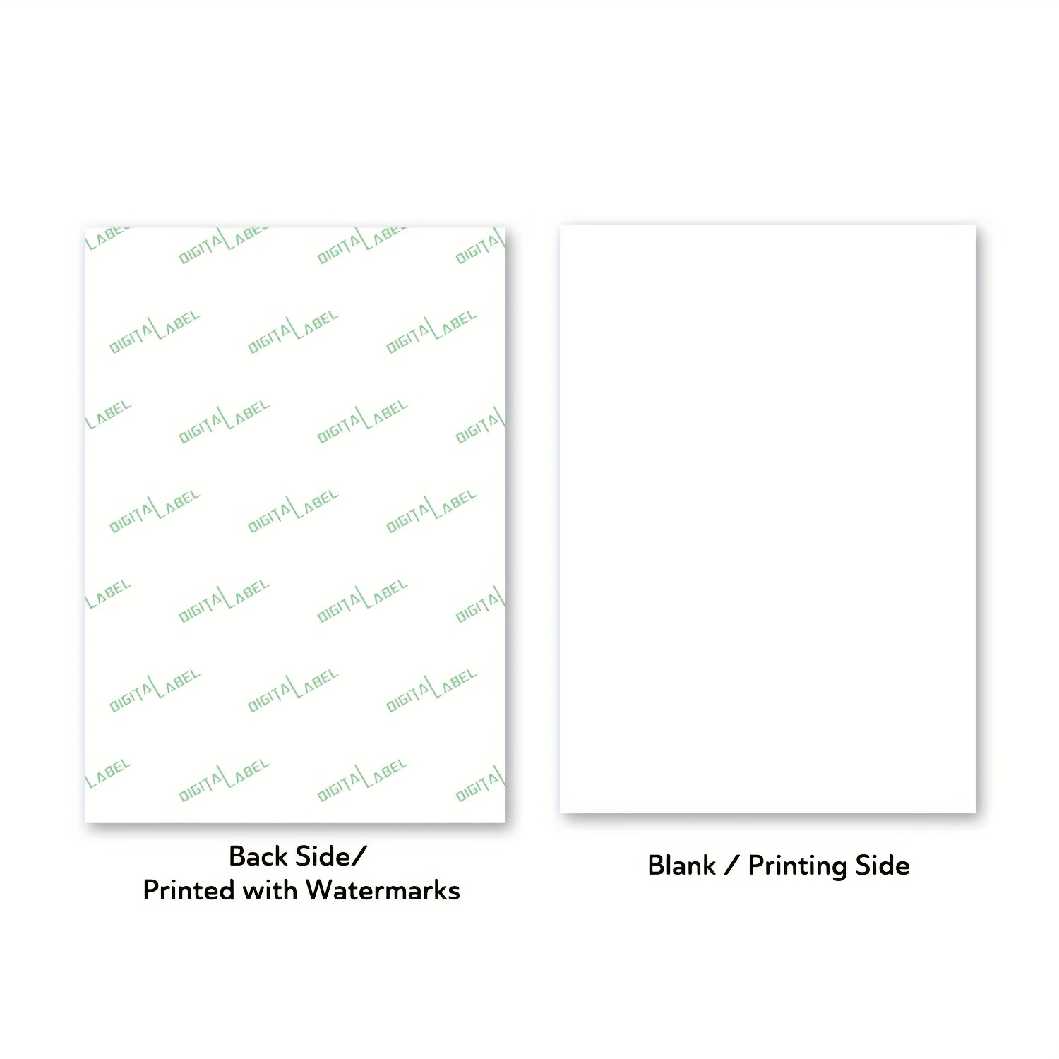 Koala Vinyl Sticker Paper Glossy Printable Label Waterproof 8.5x11 Inches  Full Sheet for Inkjet Printer 20 Sheets