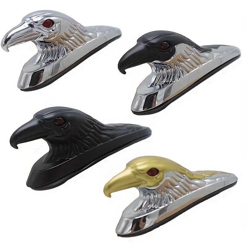 Motorcycle Front Fender Decoration Universal Motorcycle Front Fender  Ornament Eagle Head Statue Badge Suitable For Kawasaki