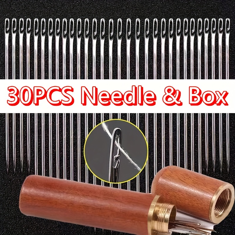 30 pcs Jewelry Needles for Beads Fine Thread Size 8 and 10 with Storage  Tube for