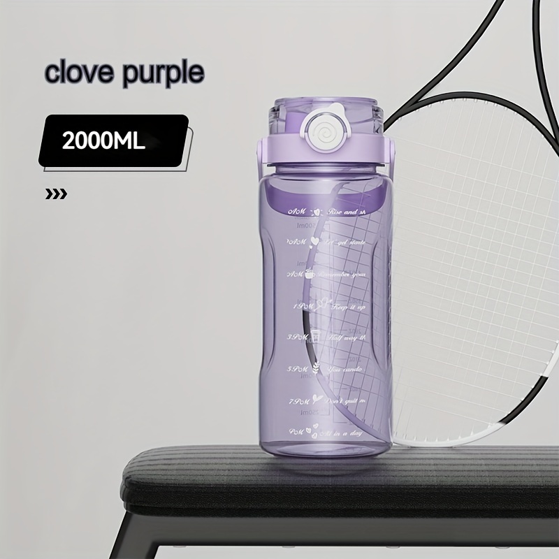 2l Portable Large Capacity Water Bottles Fitness Water Jug With