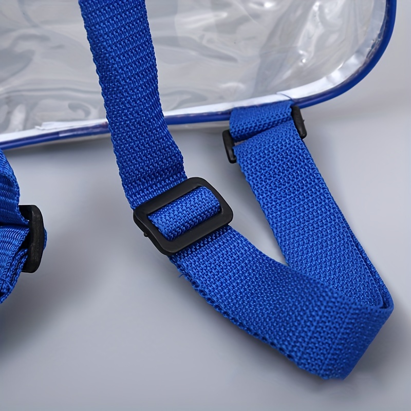 Transparent PVC Zipper Backpack Casual Bag