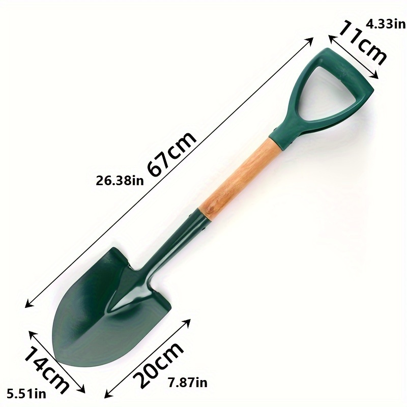 Pala in metallo, pala a mano con motivo floreale, cazzuola  per piante, pala da giardino L28cm-57455