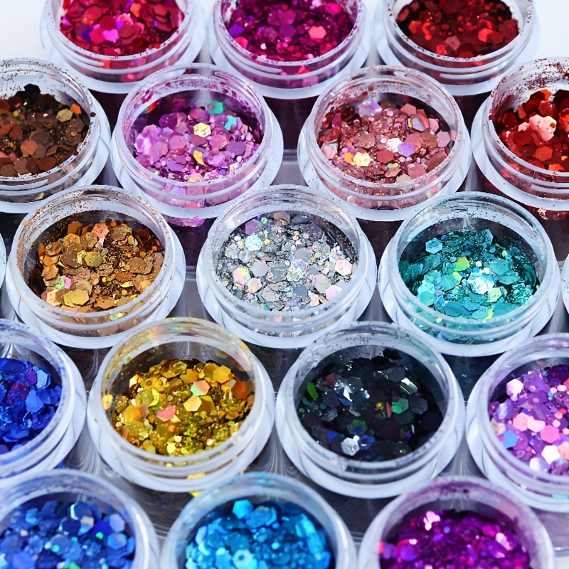 20 Colors Body Glitter Face Glitters Body Sequins Shimmer - Temu New Zealand