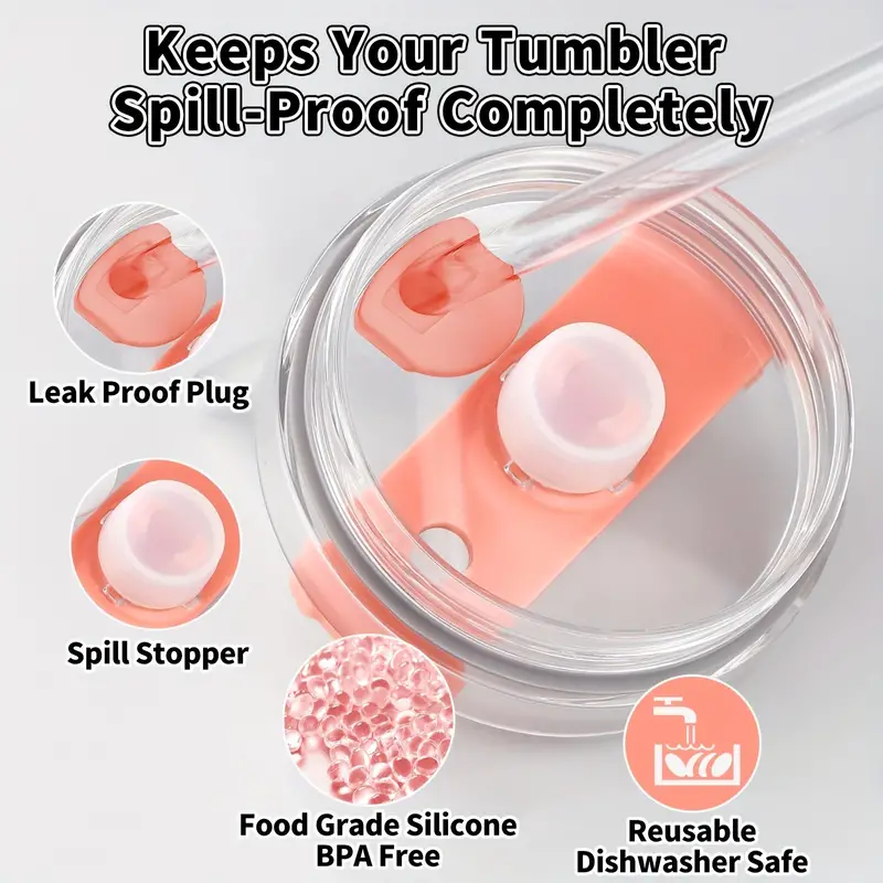 Spill Proof Stoppers For Stanley Quencher Adventure Tumblers