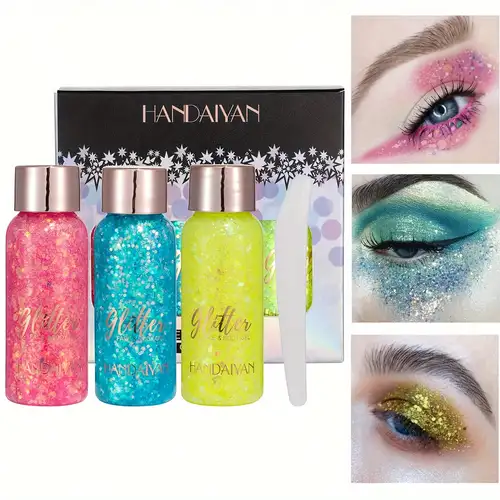 Eye Makeup Sequin Gel Cream Glue free Shiny Eye Makeup Fairy - Temu